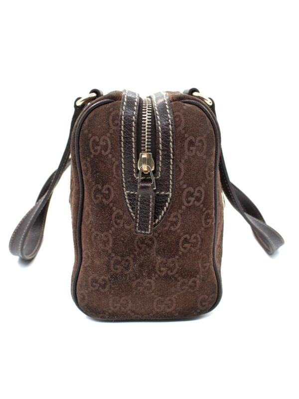 Bauletto Gucci Charmy in Suede Marrone