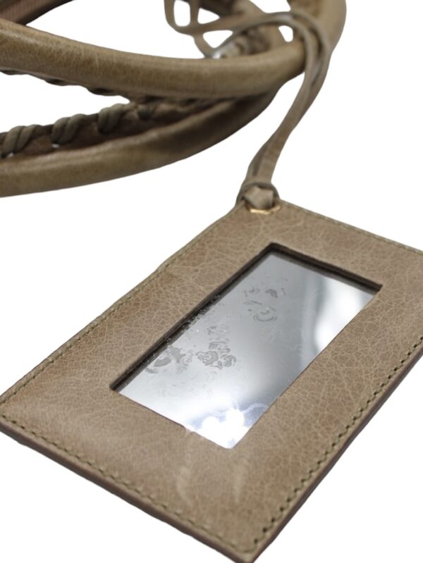 Borsa Balenciaga City Giant in pelle beige