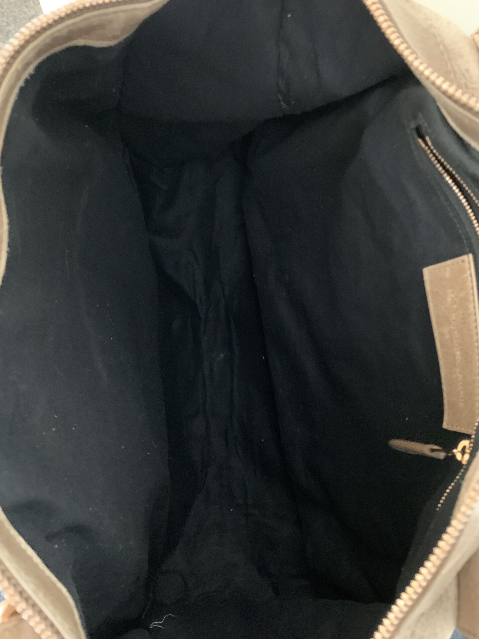 Borsa Balenciaga City Giant in pelle beige thumb