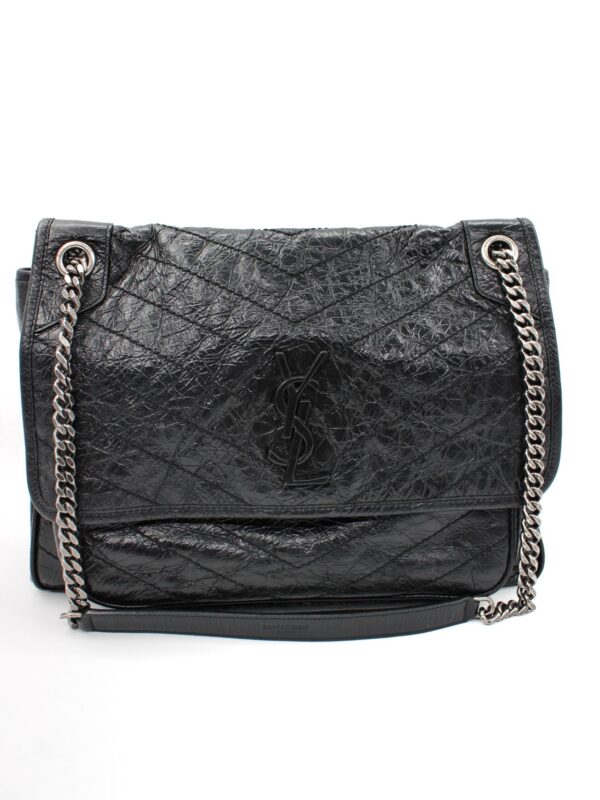 Borsa Saint Laurent Niki in Pelle Vintage Nera