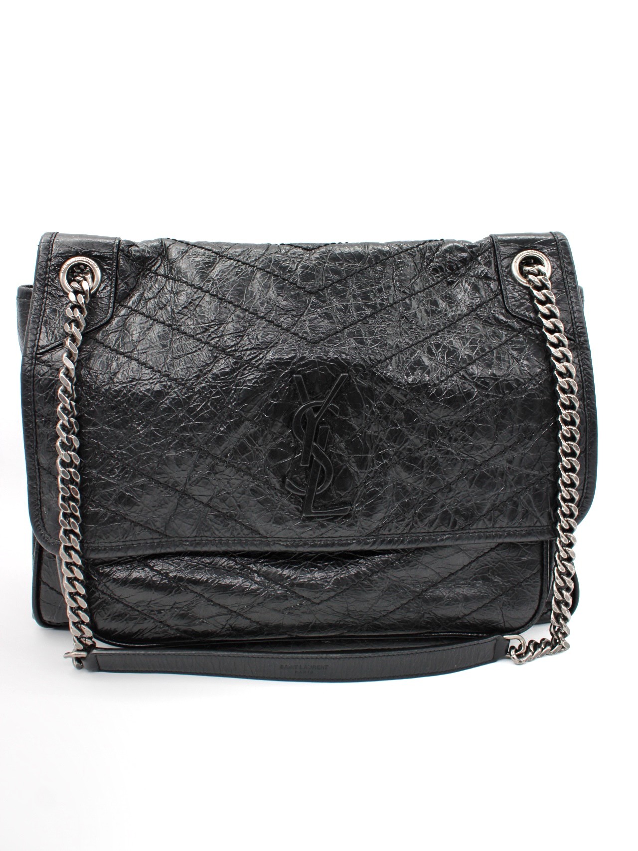 Borsa Saint Laurent Niki in Pelle Vintage Nera thumb