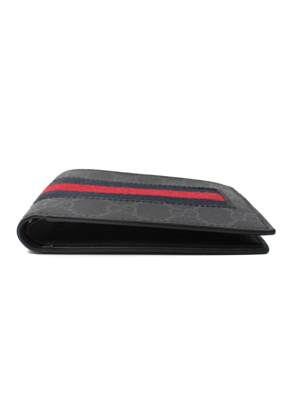Portafoglio Gucci GG Supreme Web Nero thumb