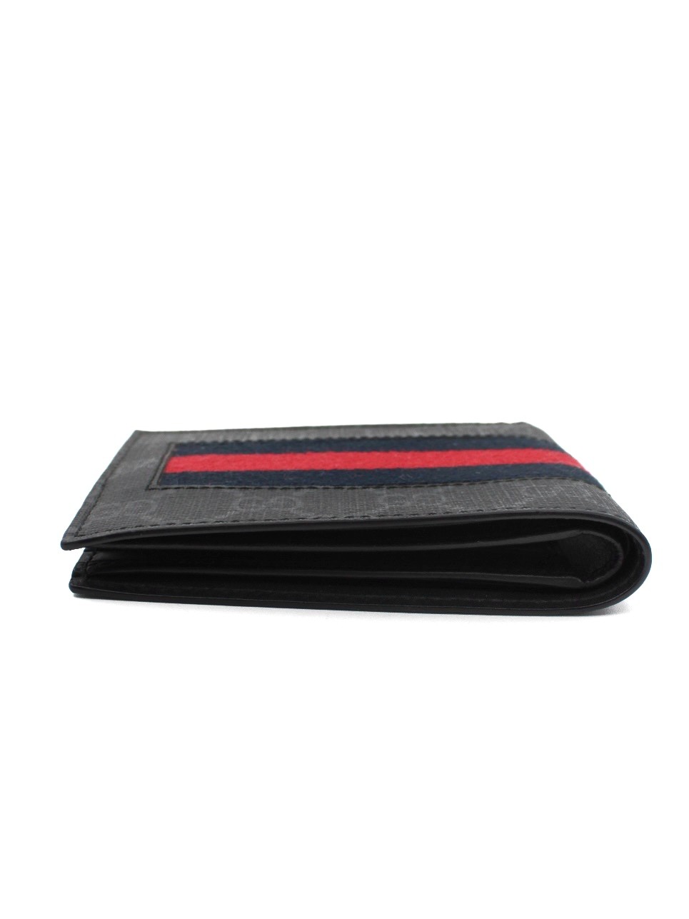 Portafoglio Gucci GG Supreme Web Nero thumb