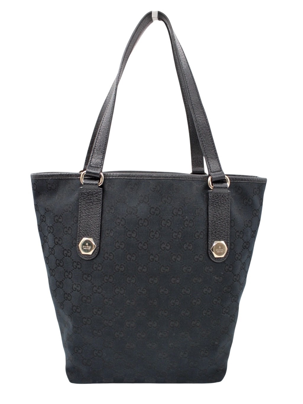 Secchiello Gucci Charmy in Tessuto GG Nero thumb