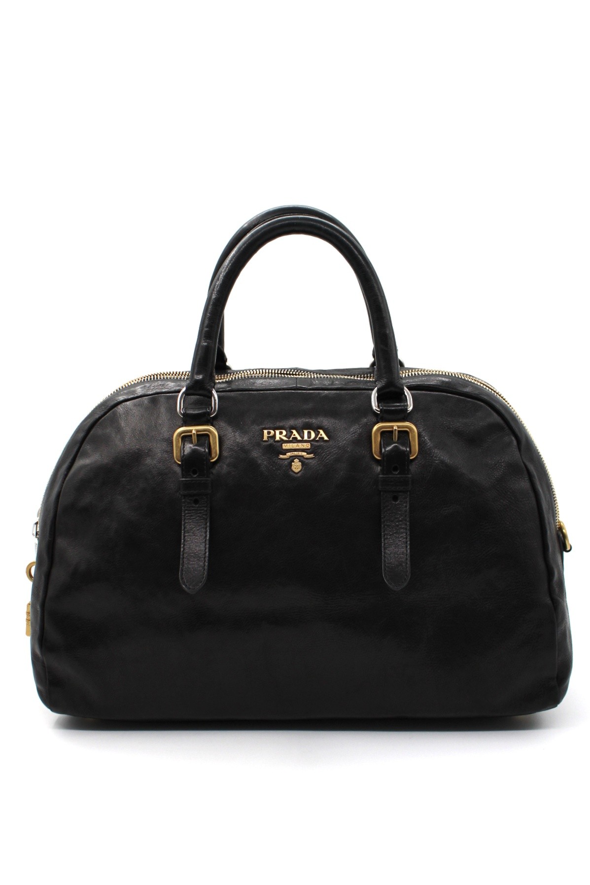 Borsa Prada Metal pelle bicolor thumb