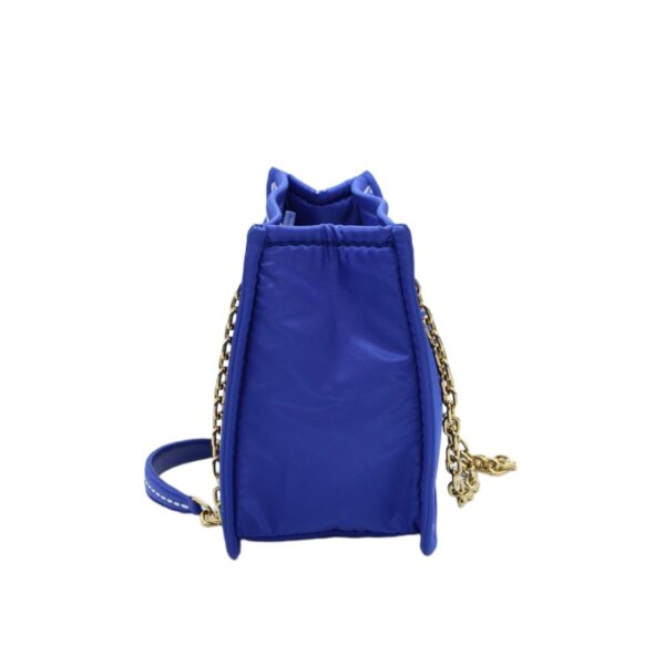 Prada in tela vela blu borsa a spalla