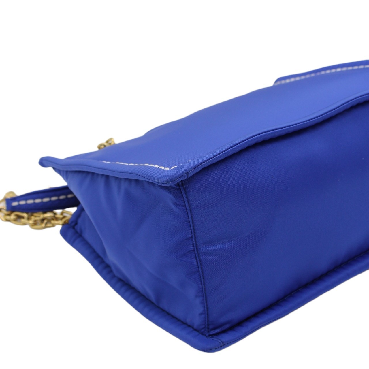 Prada in tela vela blu borsa a spalla thumb