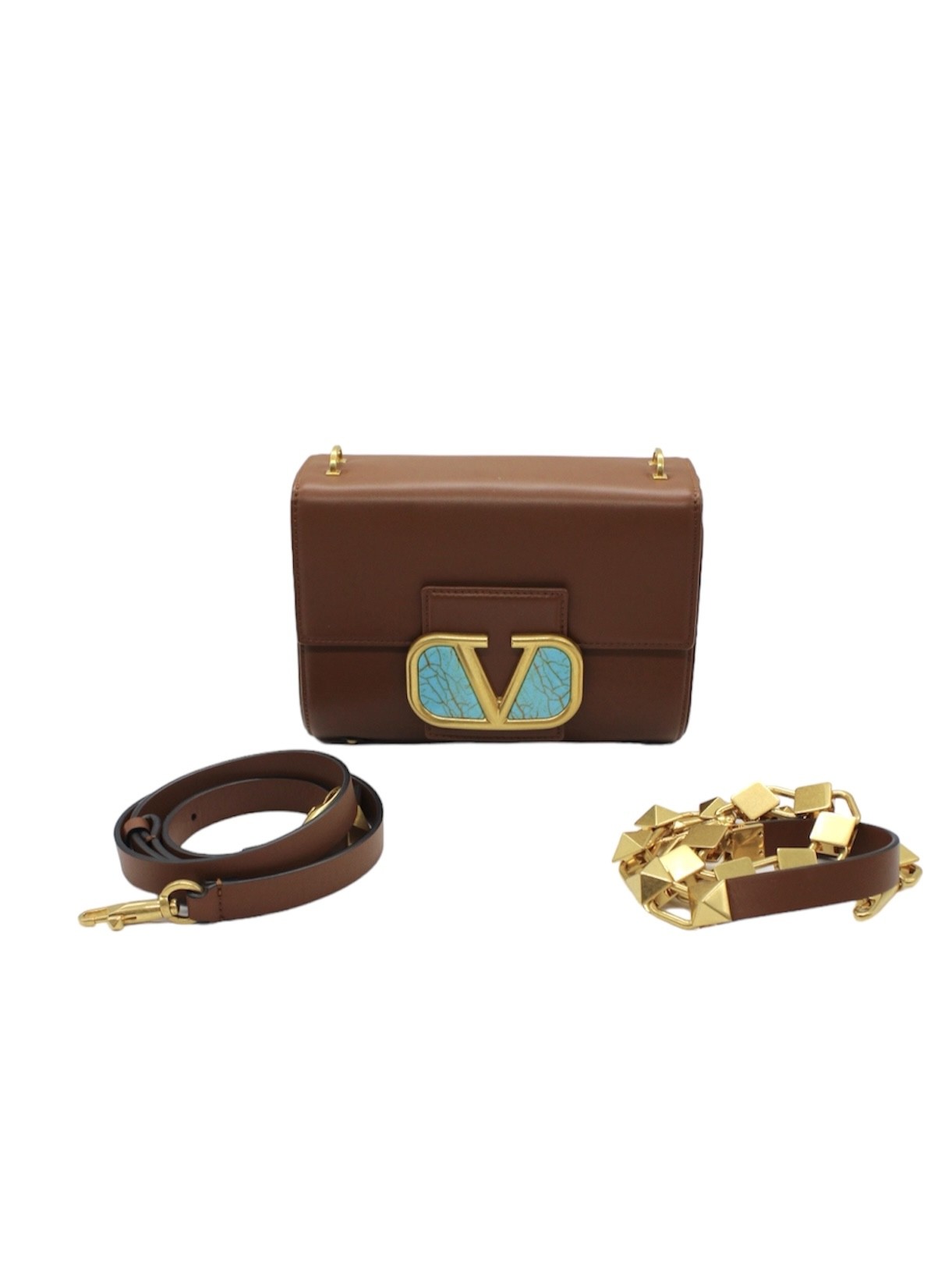 Borsa Valentino Garavani Stud Sign in pelle thumb