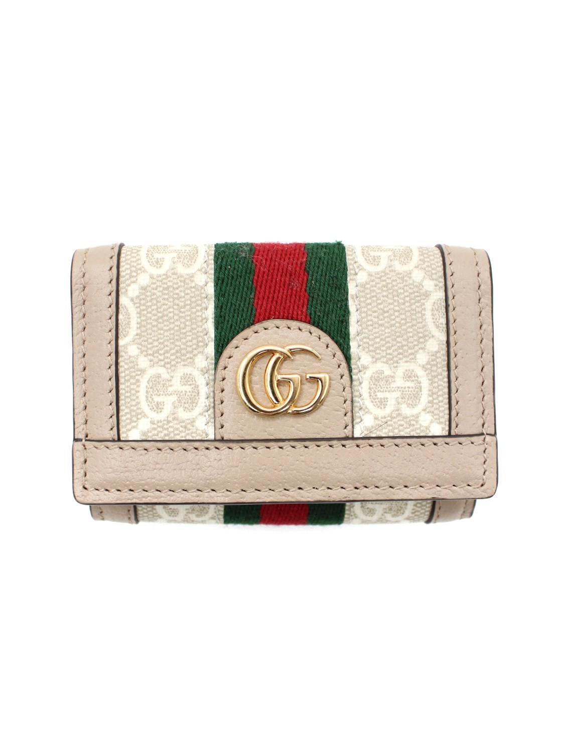 Portafoglio Gucci Ophidia in Tessuto Supreme Beige thumb