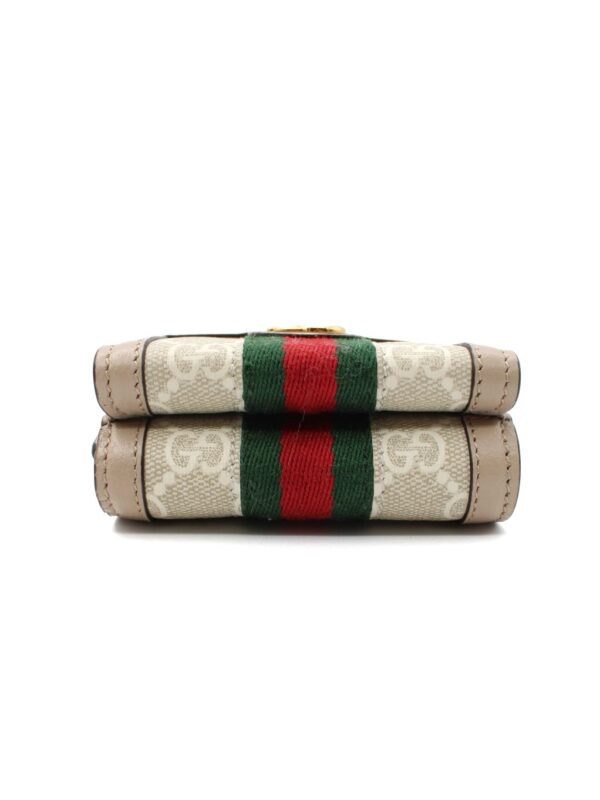 Portafoglio Gucci Ophidia in Tessuto Supreme Beige
