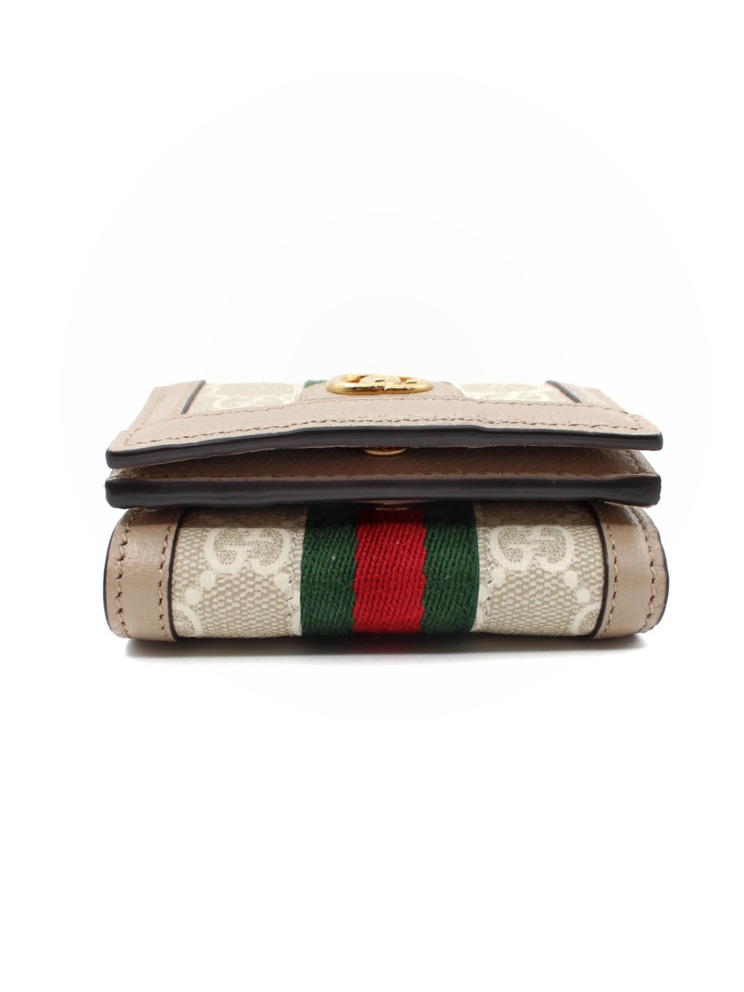 Portafoglio Gucci Ophidia in Tessuto Supreme Beige thumb