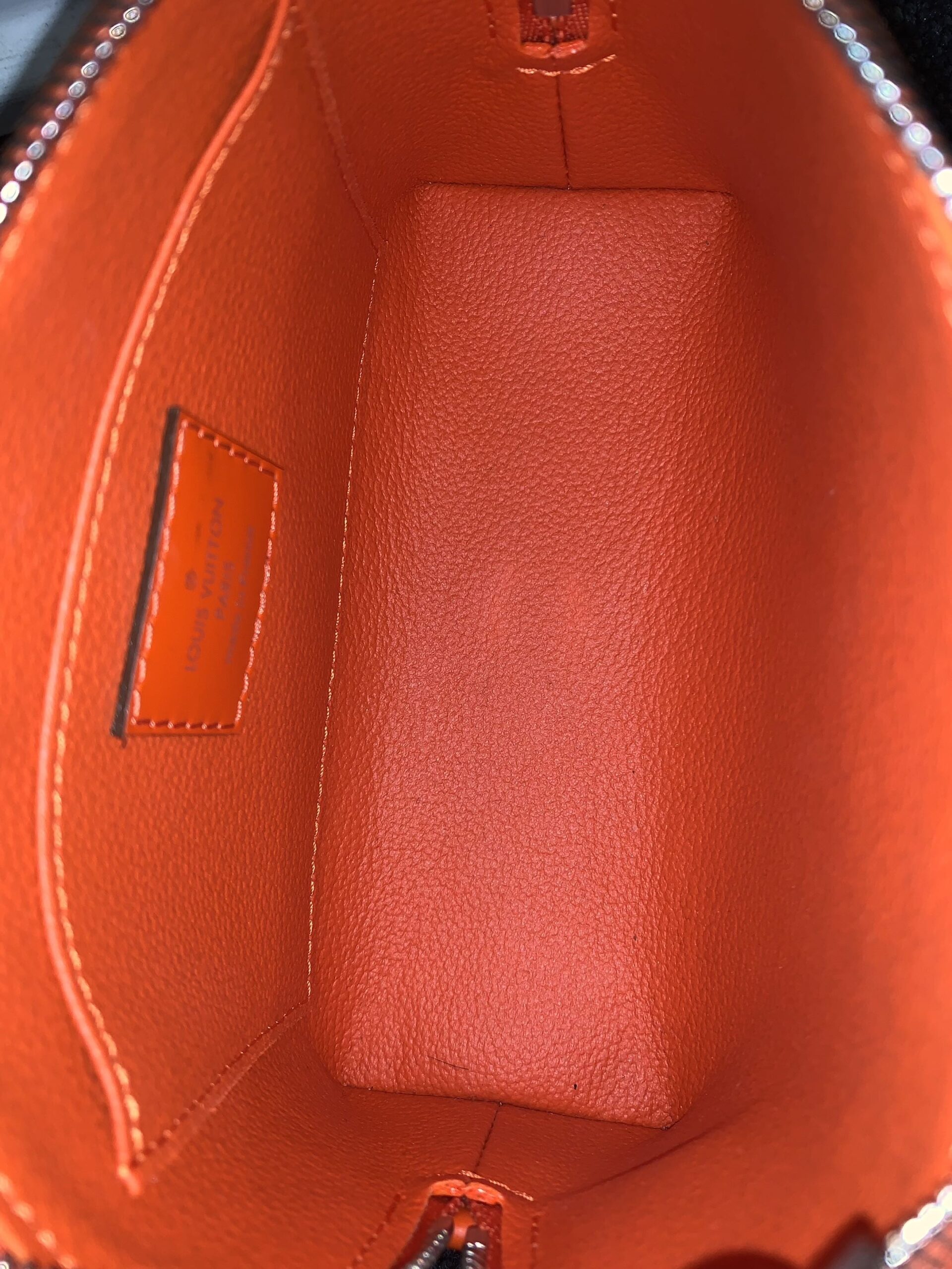Trousse Louis Vuitton in Pelle Epi Arancione thumb