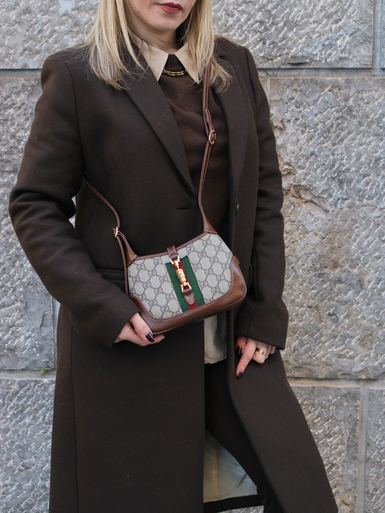 Borsa Gucci Mini Jackie 1961 in tela GG thumb