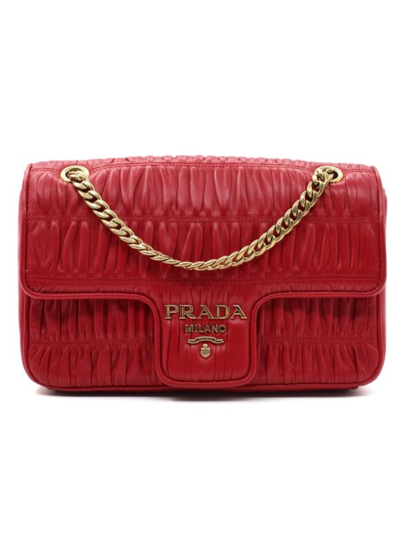 Borsa Prada in Nappa Gaufre rossa