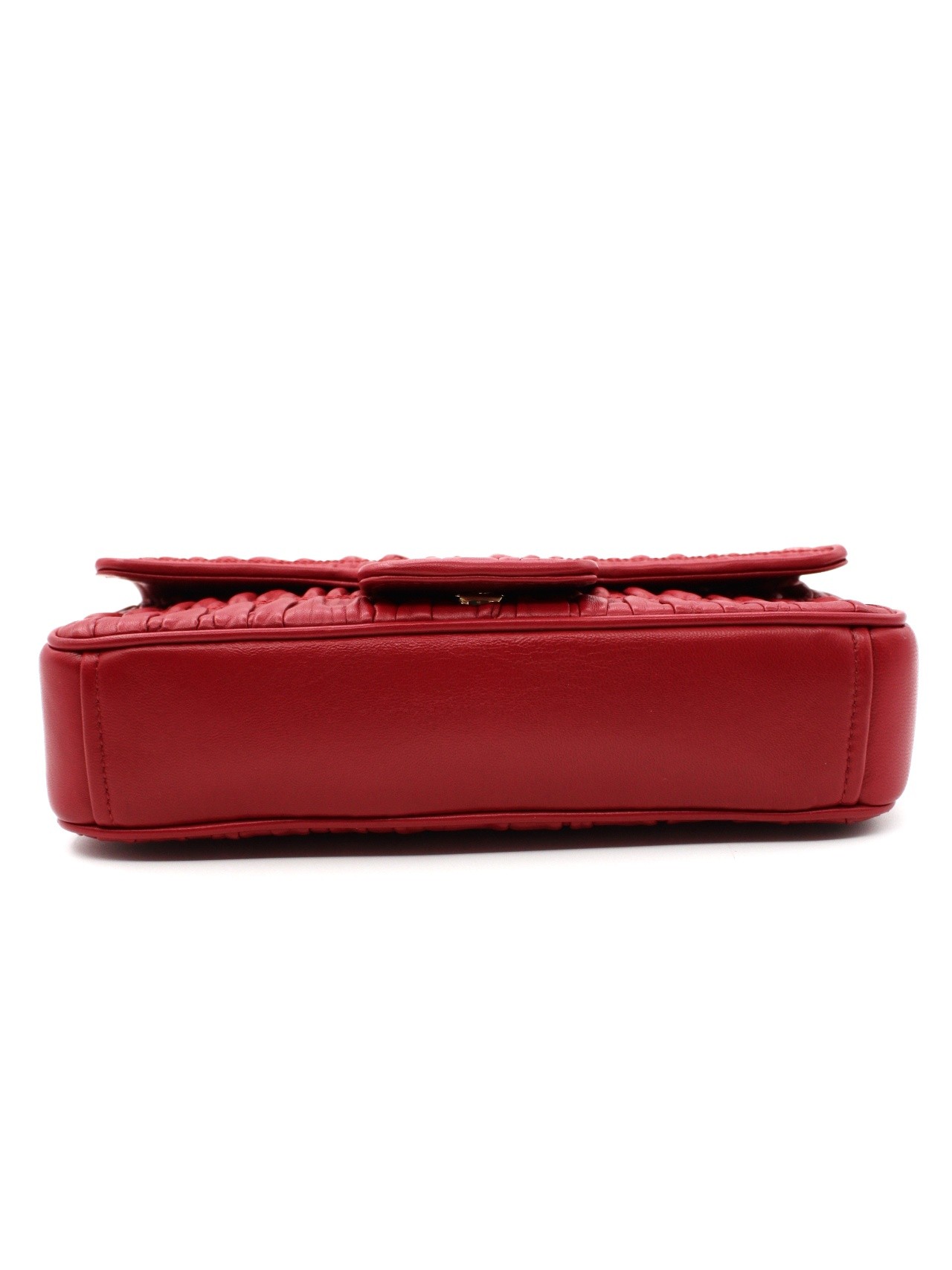 Borsa Prada in Nappa Gaufre rossa thumb