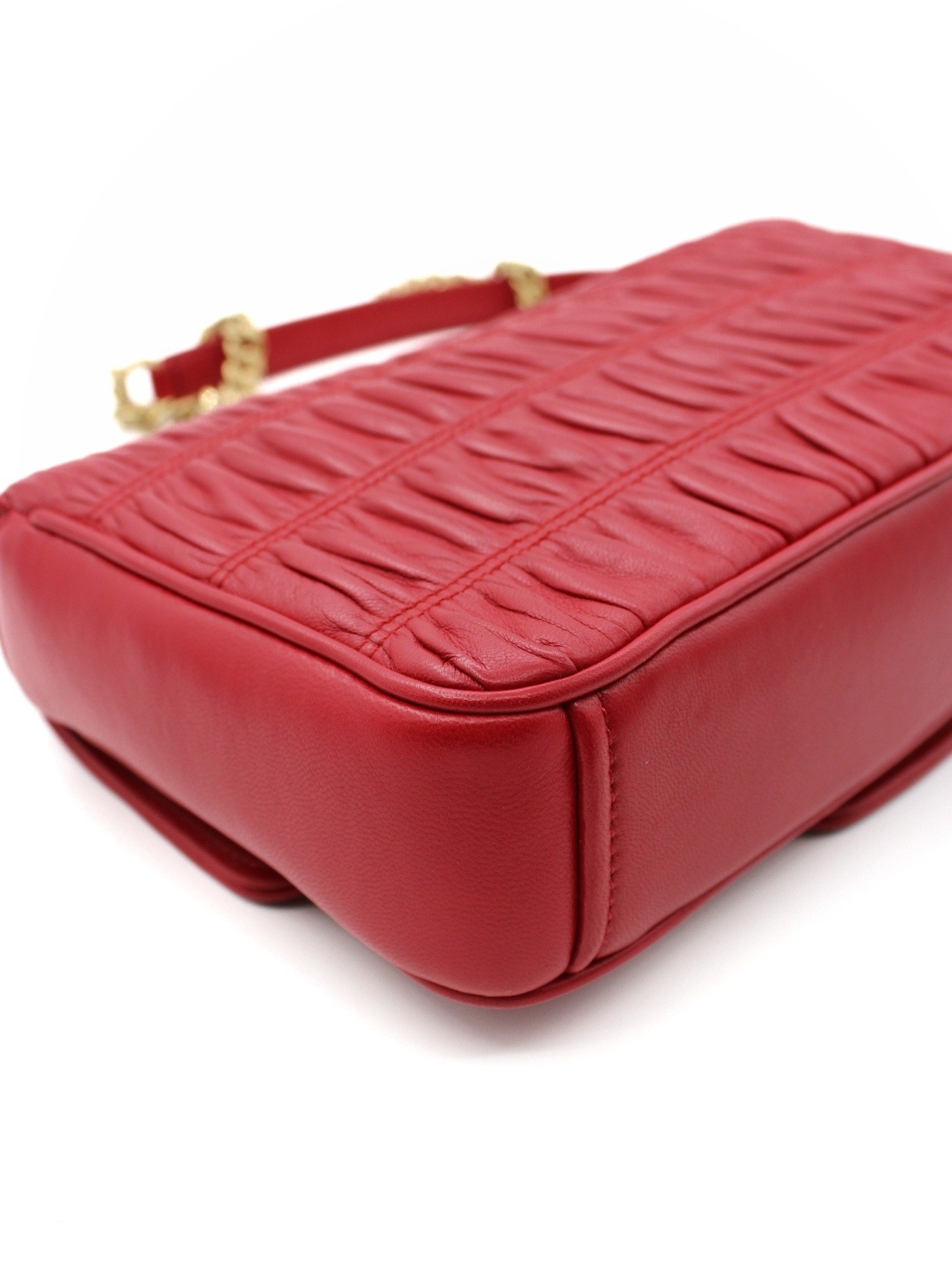 Borsa Prada in Nappa Gaufre rossa thumb