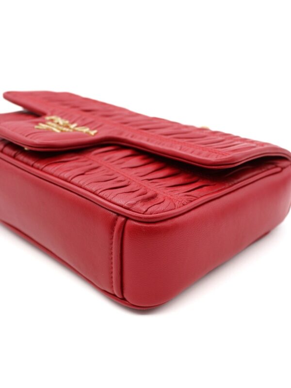 Borsa Prada in Nappa Gaufre rossa