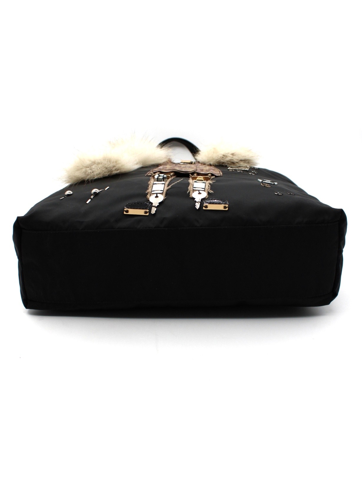 Borsa Prada Robot in tela vela thumb