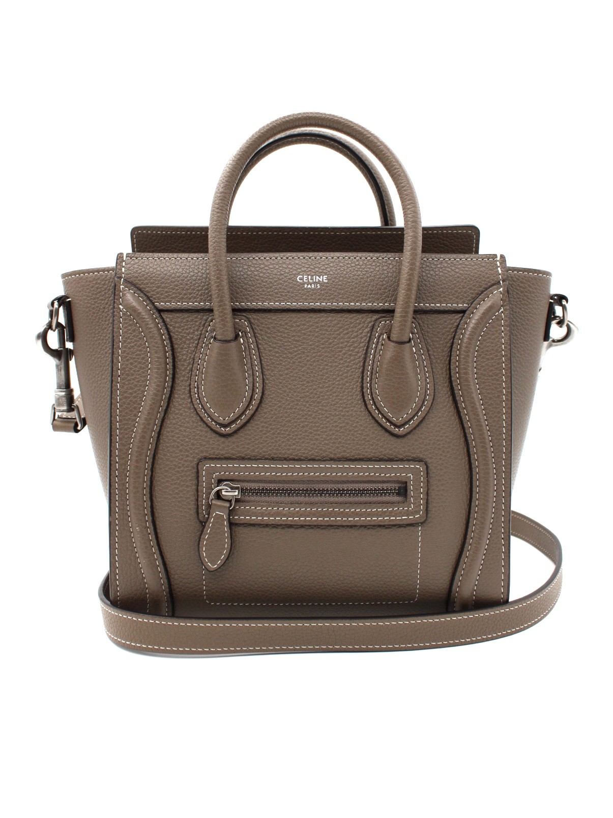 Borsa Celine Luggage Nano in Pelle thumb