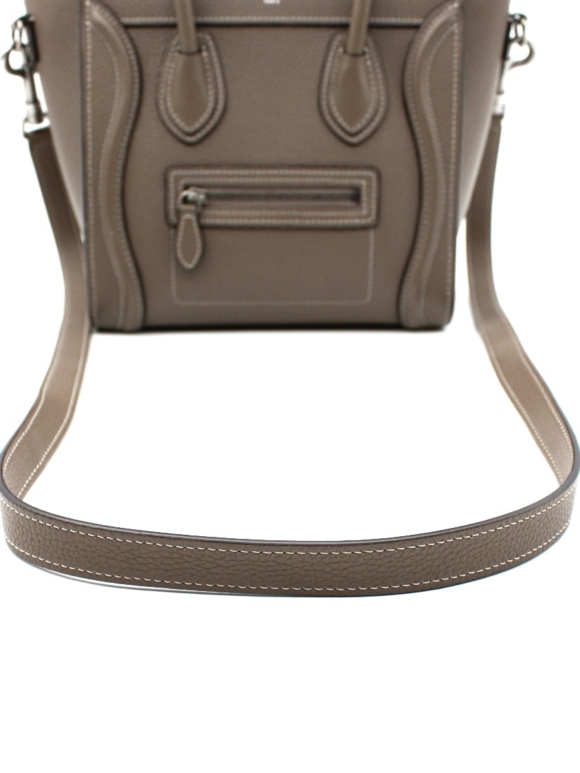 Borsa Celine Luggage Nano in Pelle thumb