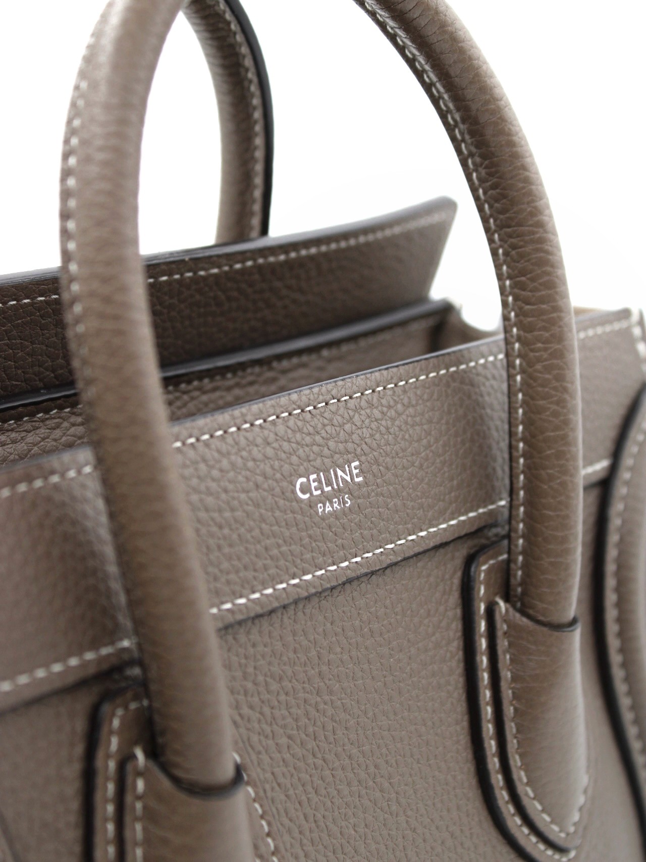 Borsa Celine Luggage Nano in Pelle thumb