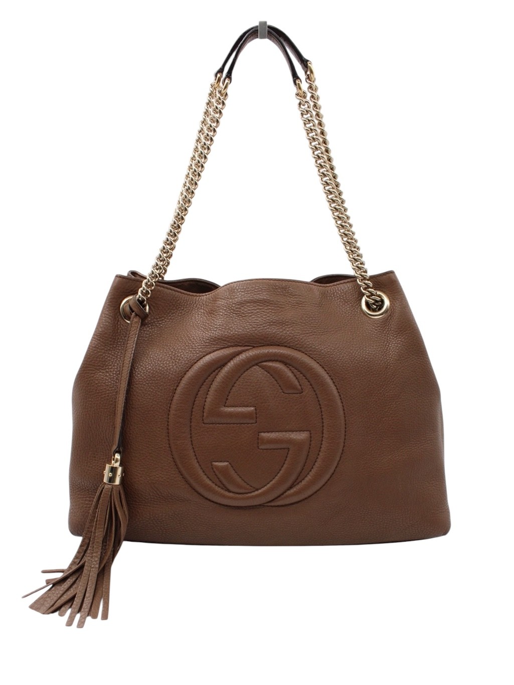 Borsa Gucci Soho in Pelle Marrone thumb