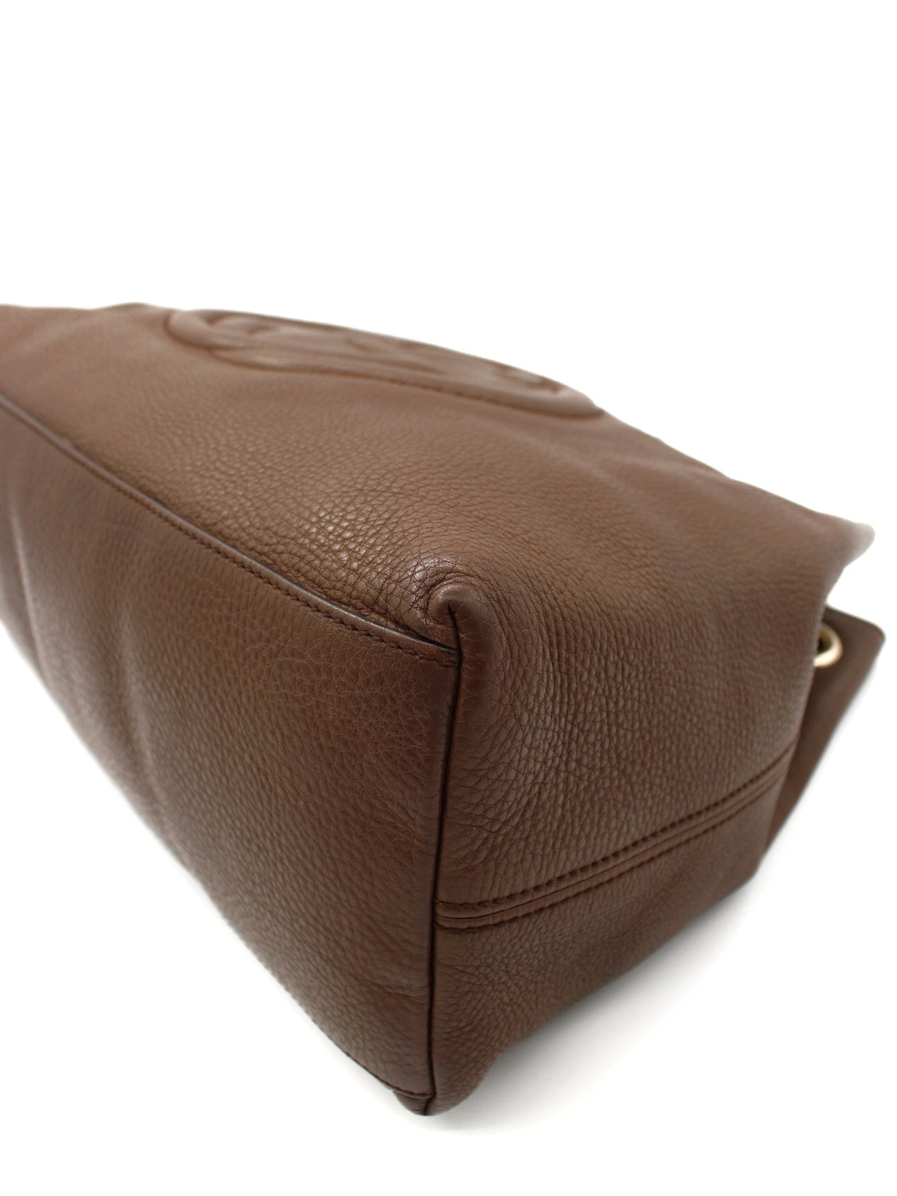 Borsa Gucci Soho in Pelle Marrone thumb