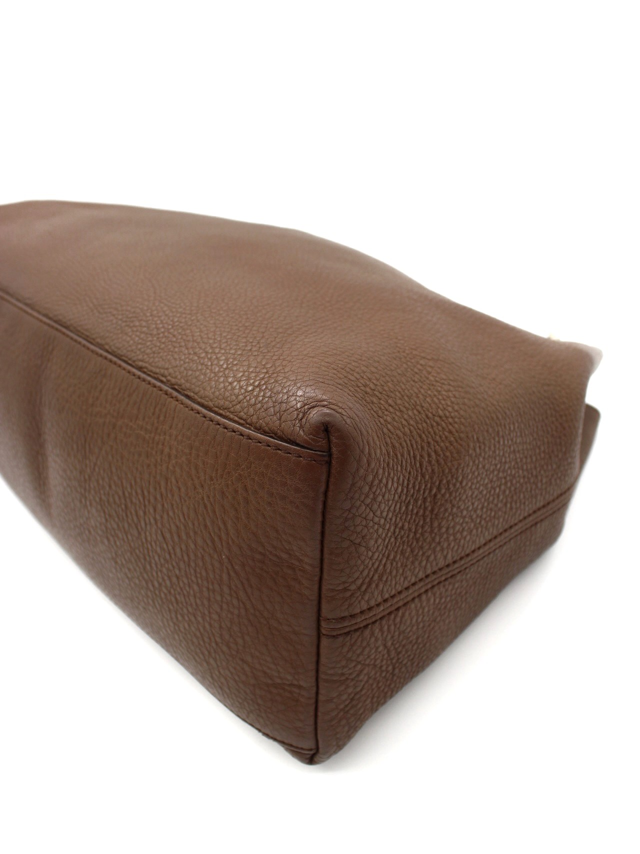 Borsa Gucci Soho in Pelle Marrone thumb