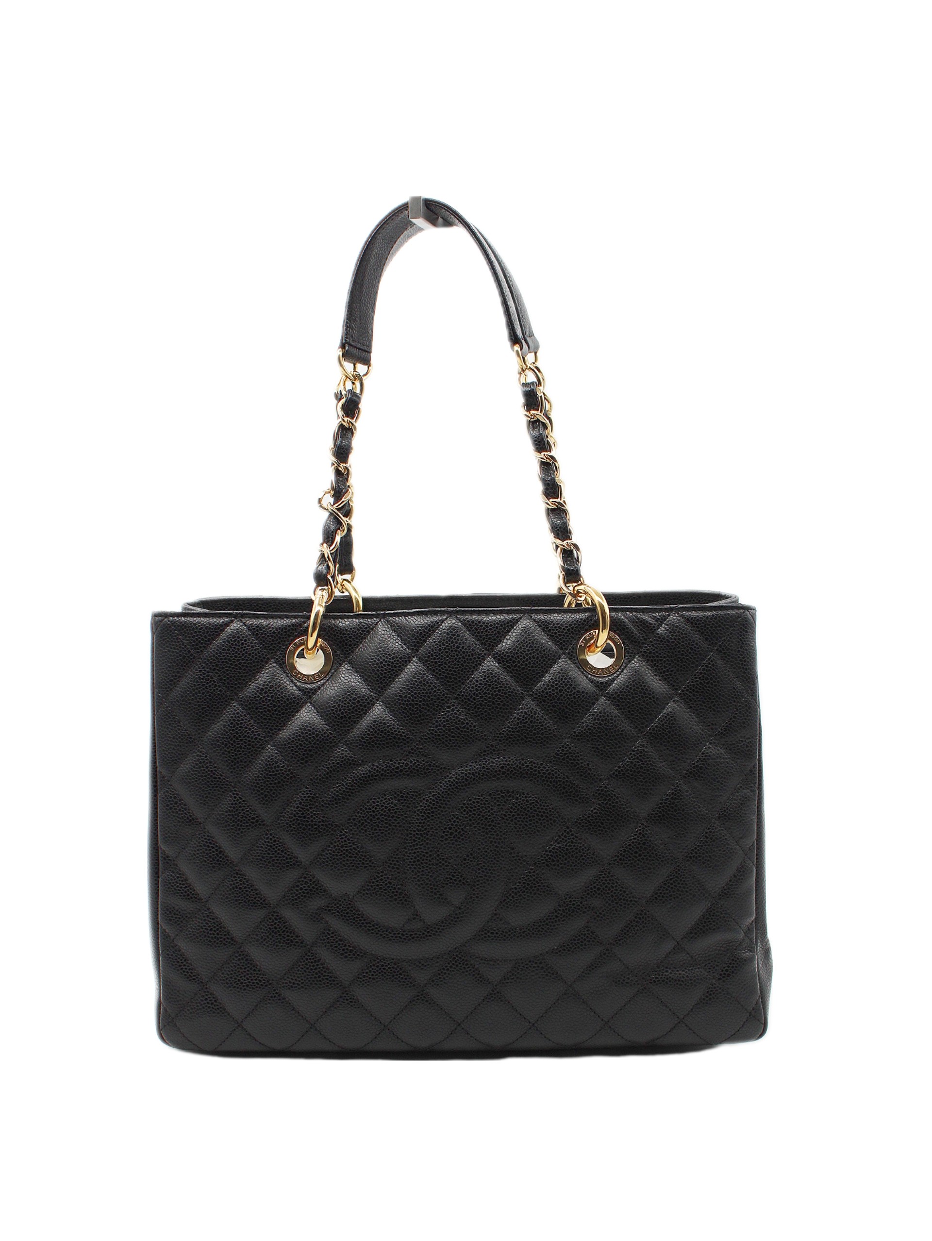Borsa Chanel GST in pelle Caviar thumb