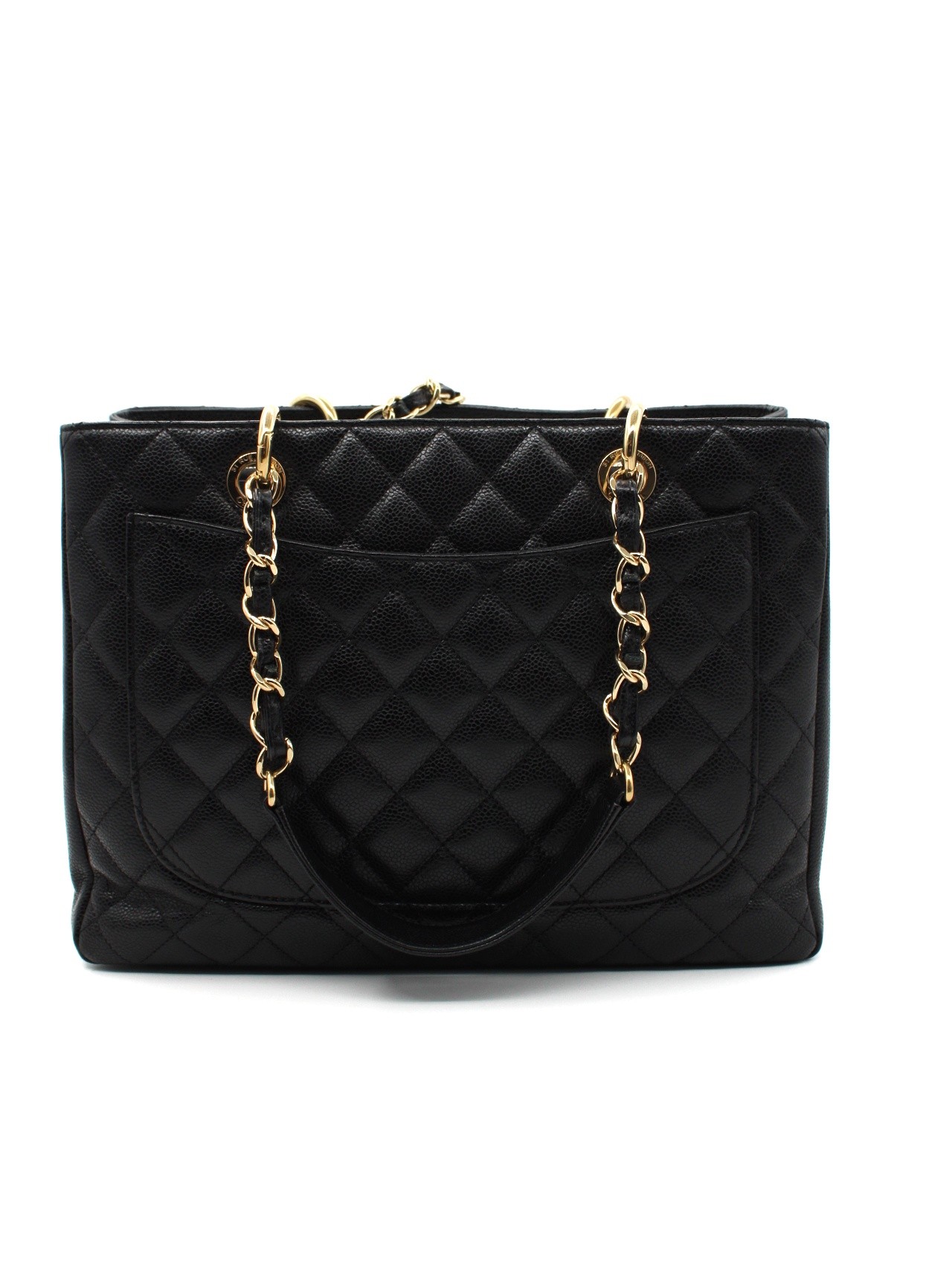 Borsa Chanel GST in pelle Caviar thumb