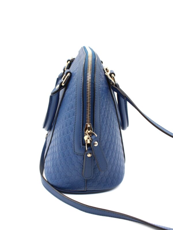 Borsa Gucci in Pelle Microguccissima Blu