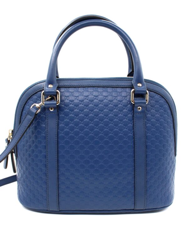 Borsa Gucci in Pelle Microguccissima Blu