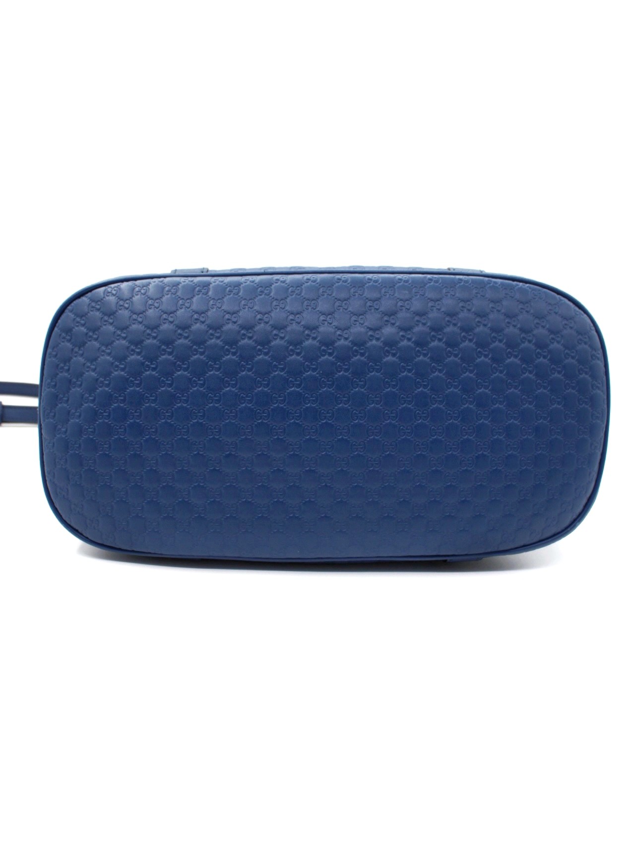 Borsa Gucci in Pelle Microguccissima Blu thumb