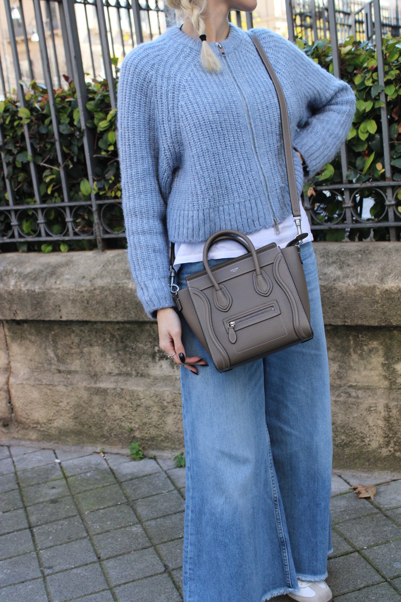Borsa Celine Luggage Nano in Pelle thumb