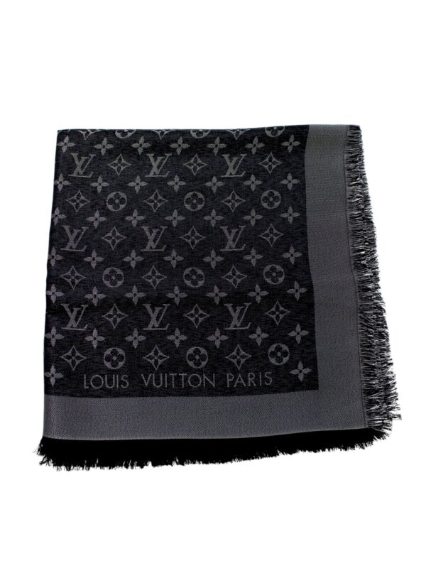 Scialle Louis Vuitton Monogram Nero Shine
