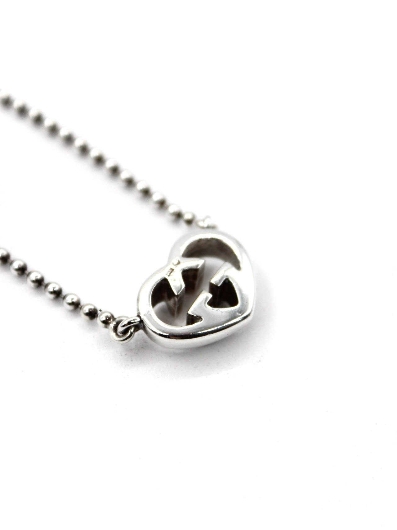 Collana Gucci Heart con Incrocio GG thumb