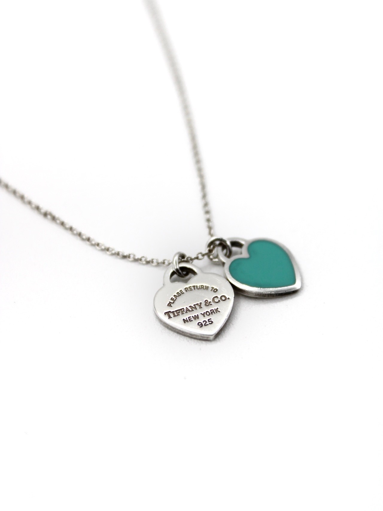 Collana Tiffany con Doppio Cuore Mini thumb