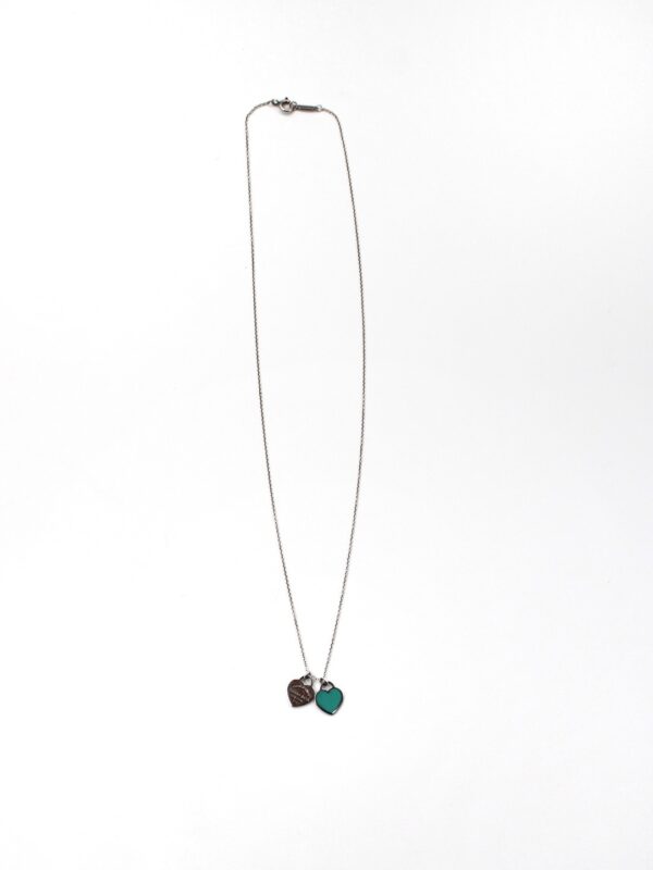 Collana Tiffany con Doppio Cuore Mini