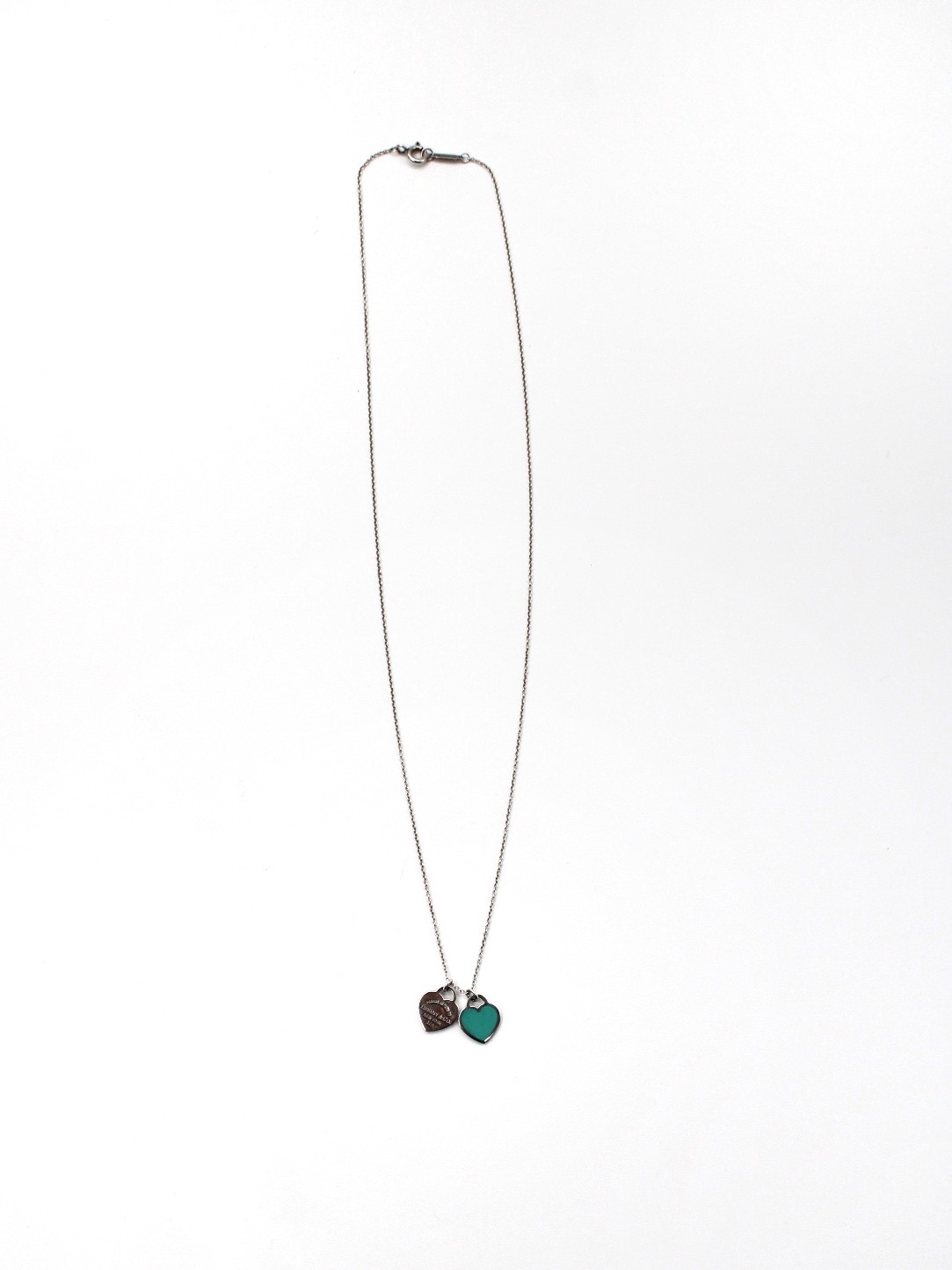 Collana Tiffany con Doppio Cuore Mini thumb