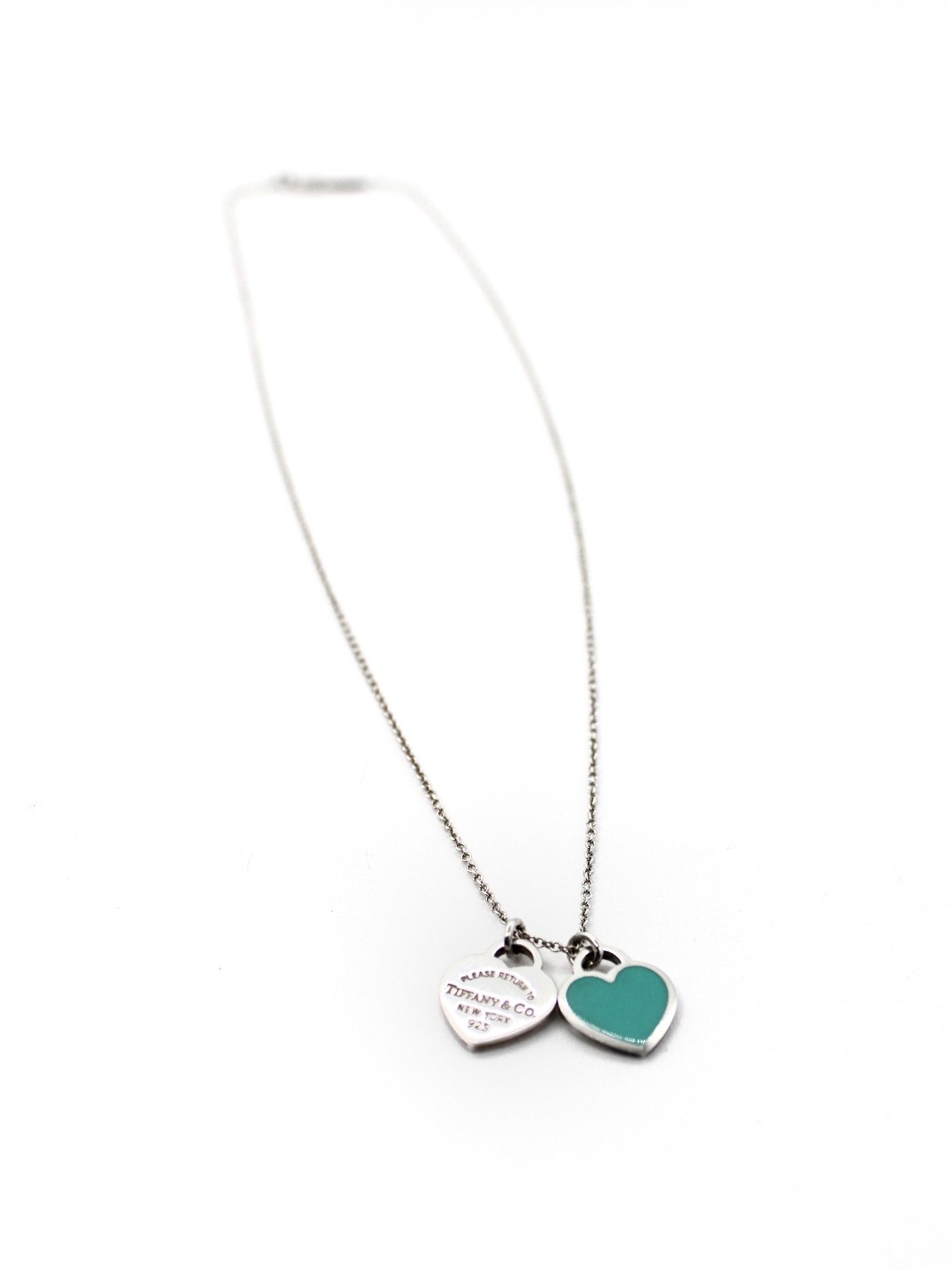 Collana Tiffany con Doppio Cuore Mini thumb