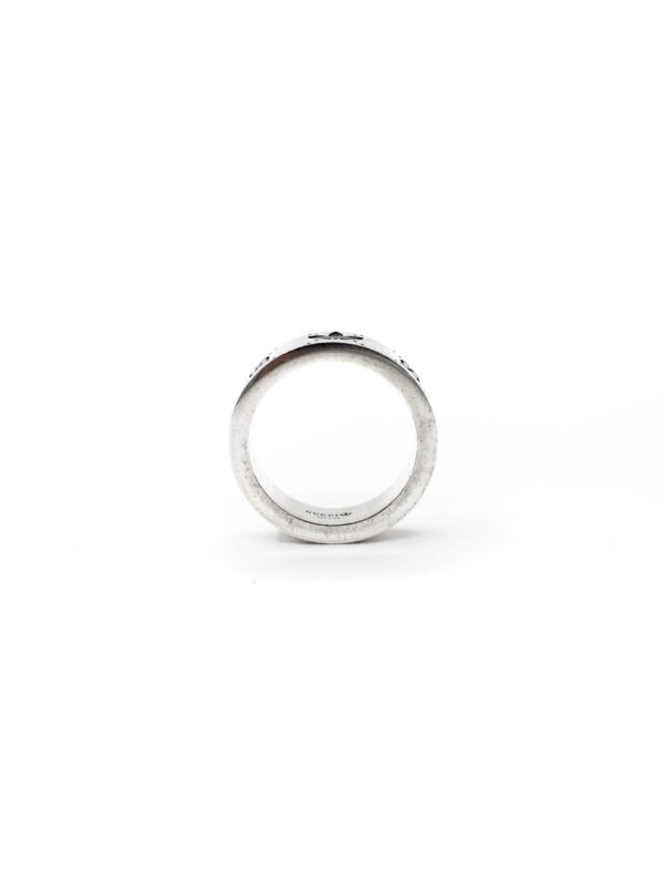 Anello Gucci x Adidas Argento