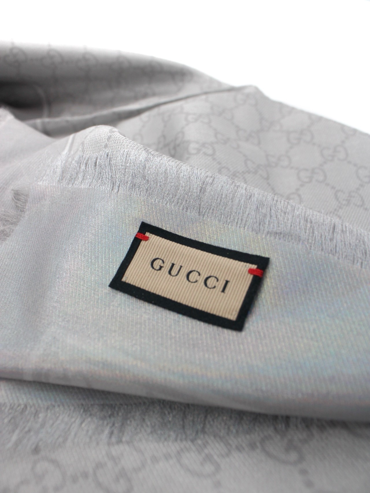 Stola Gucci Grigia in lana thumb