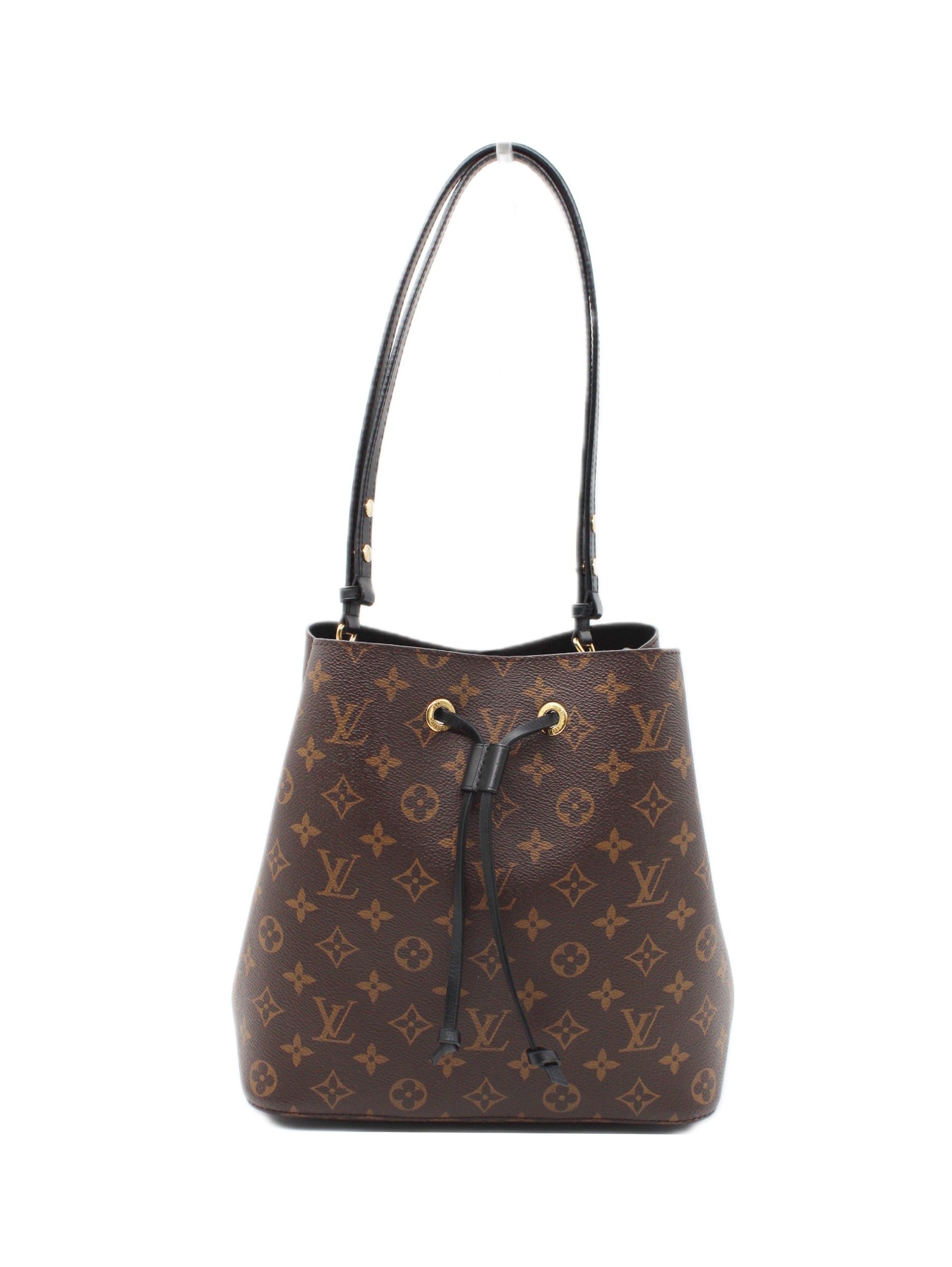 Borsa Louis Vuitton NéoNoé in monogram Nero thumb