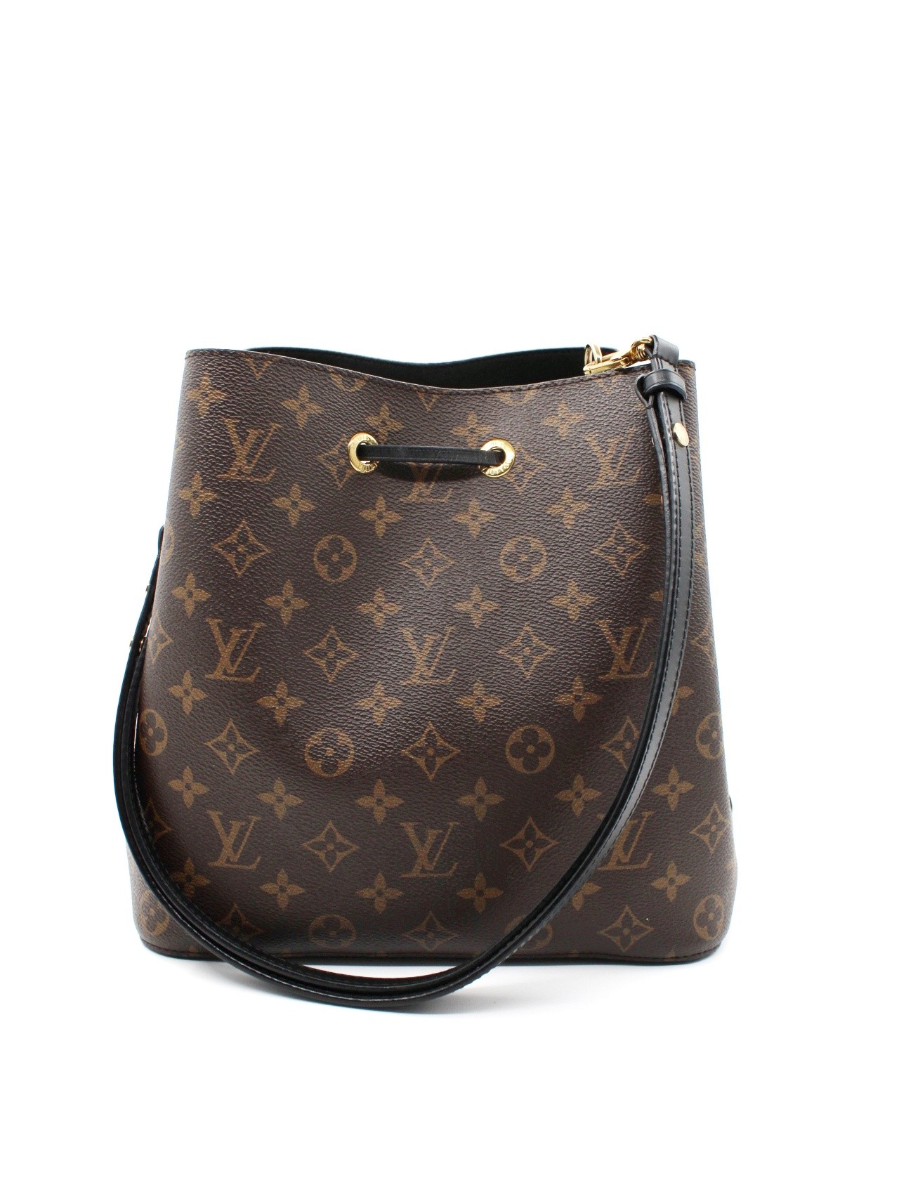 Borsa Louis Vuitton NéoNoé in monogram Nero thumb