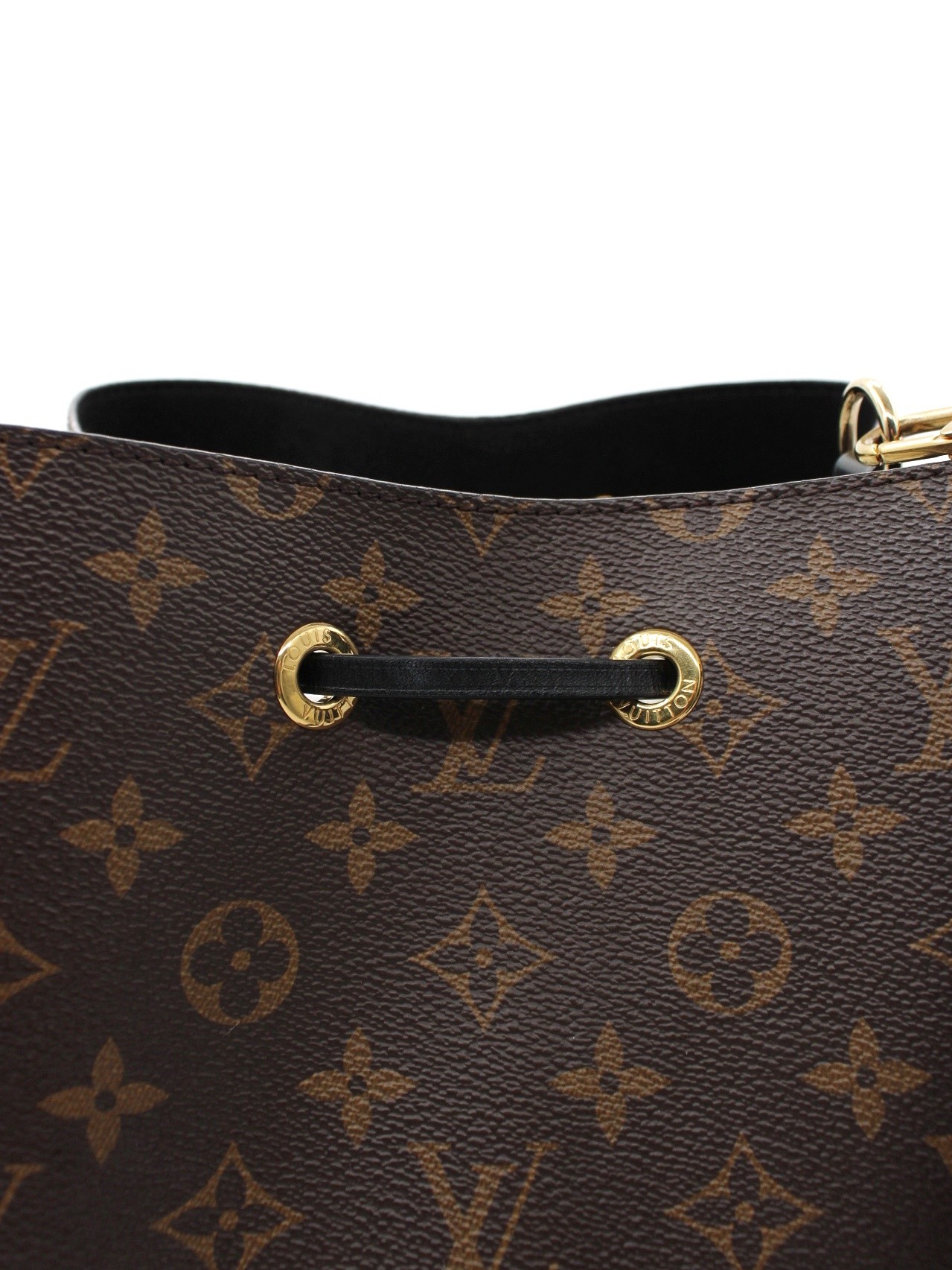 Borsa Louis Vuitton NéoNoé in monogram Nero thumb