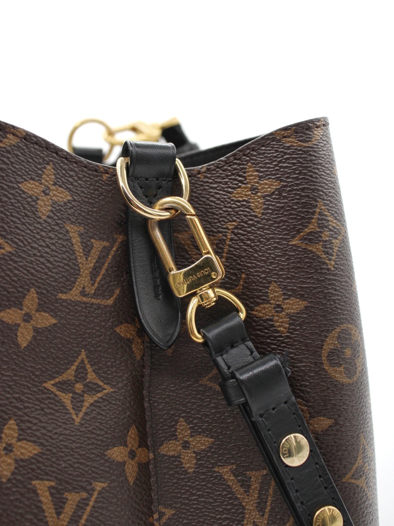 Borsa Louis Vuitton NéoNoé in monogram Nero thumb
