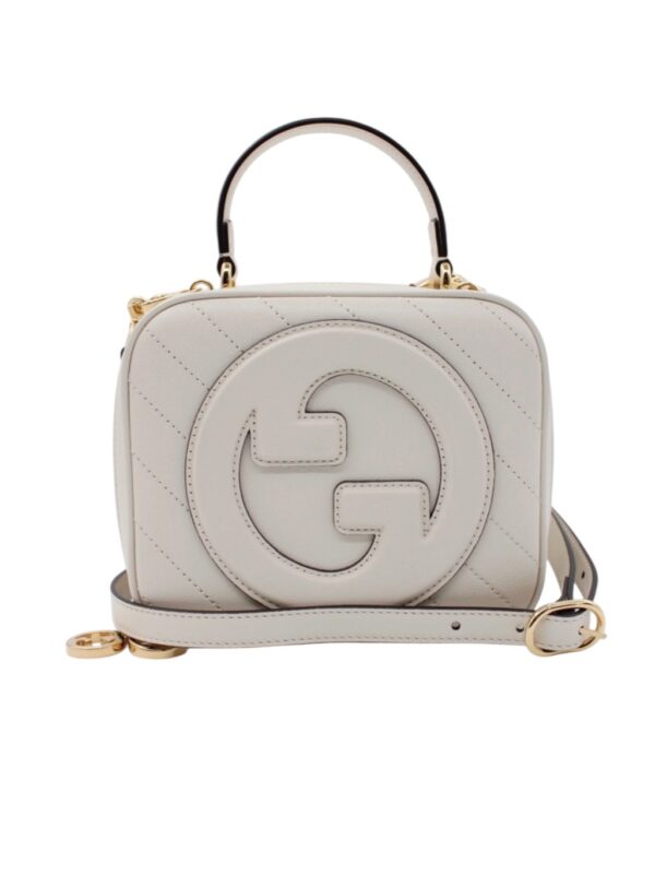 Borsa Gucci Blondie in Pelle Bianca