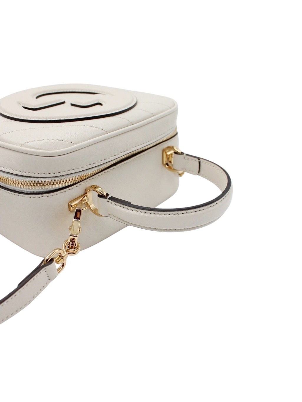 Borsa Gucci Blondie in Pelle Bianca thumb