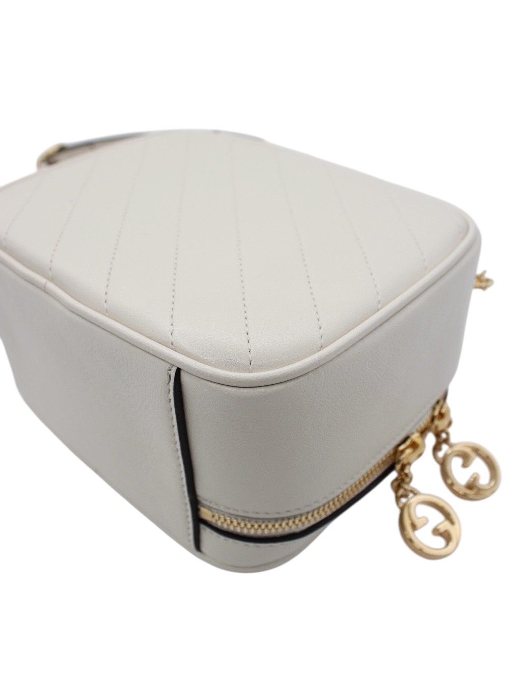 Borsa Gucci Blondie in Pelle Bianca thumb