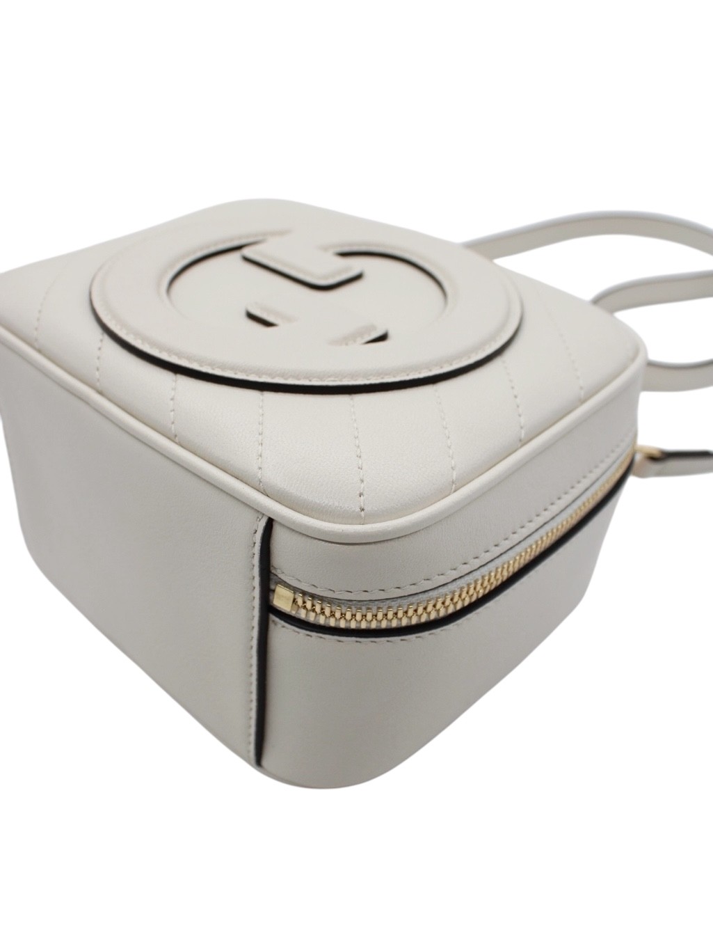 Borsa Gucci Blondie in Pelle Bianca thumb